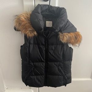 SAM Fur Puffer Vest